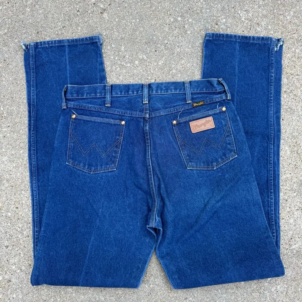 VTG 70s 80s Wrangler 13MWZ Cowboy cut original fit Jeans Scovill zipper 36x36